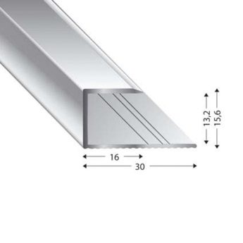 PROFIL ZAK 1-DELNI (V=13MM) 270 CM BRONZA